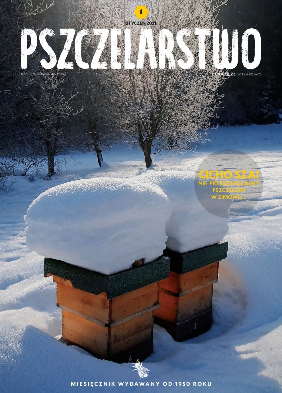 Miesięcznik Pszczelarstwo - Styczeń 2021
