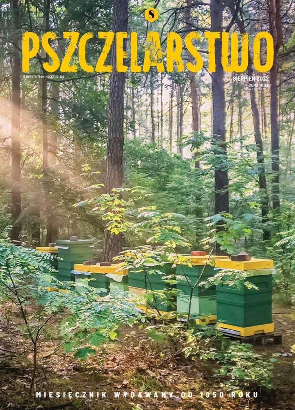 Miesięcznik Pszczelarstwo - Sierpień 2022