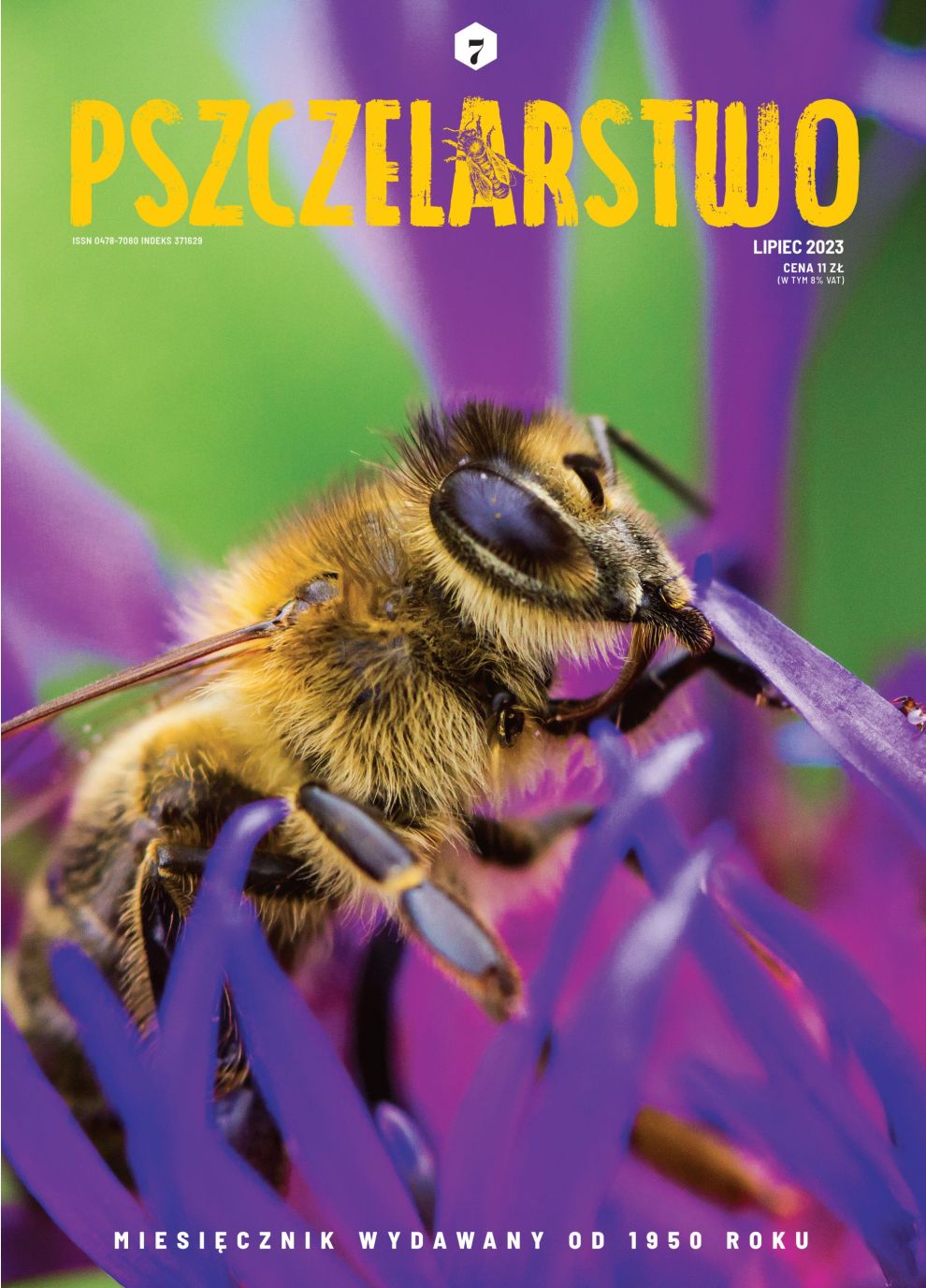 Miesięcznik Pszczelarstwo - Lipiec 2023